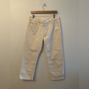 MOTHER the Ditcher Crop Jeans in Act Natural wash